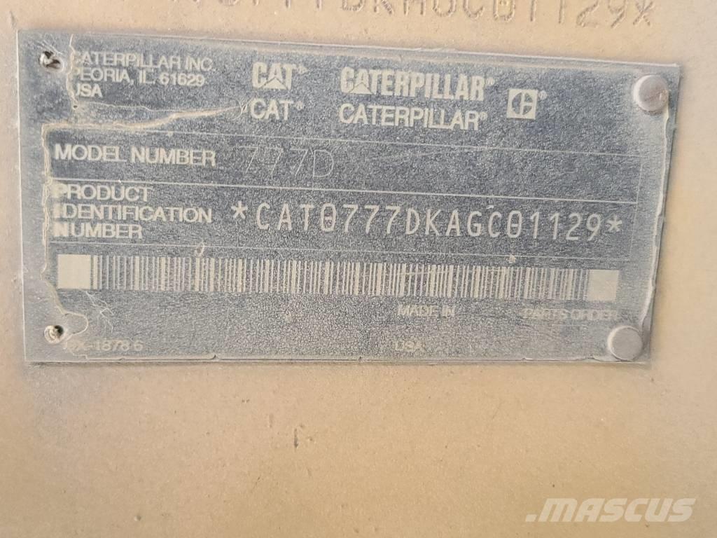 CAT 777 D Zglobni demperji
