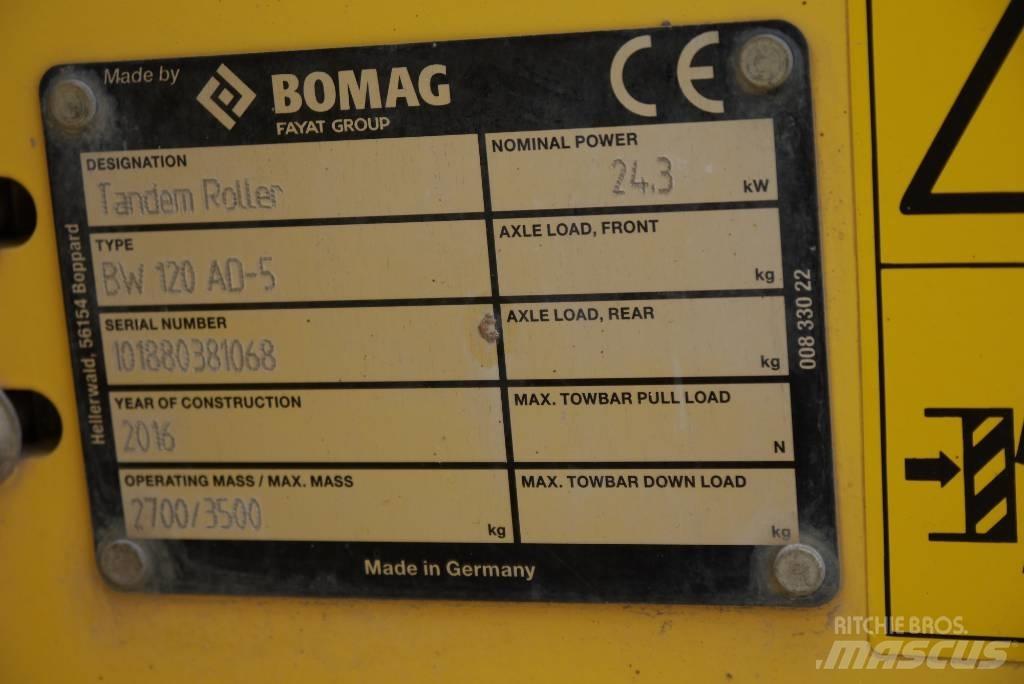 Bomag BW 120 AD-5 Dvojni valjarji