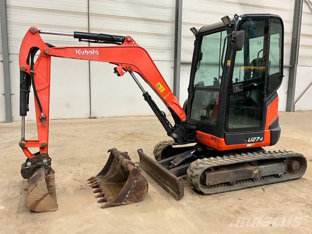 Kubota U 27-4 Mini bagri <7t