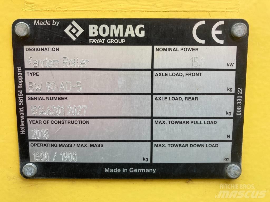 Bomag BW 90 AD-5 Dvojni valjarji