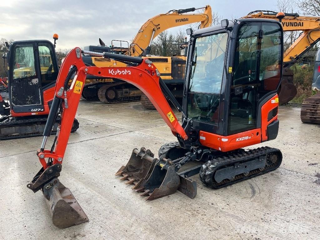 Kubota KX 018-4 Mini bagri <7t