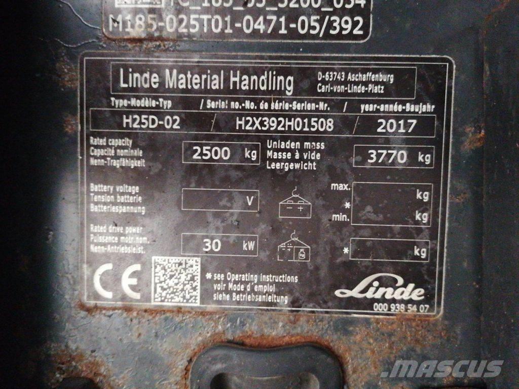 Linde H25D-02 Dizelski viličarji