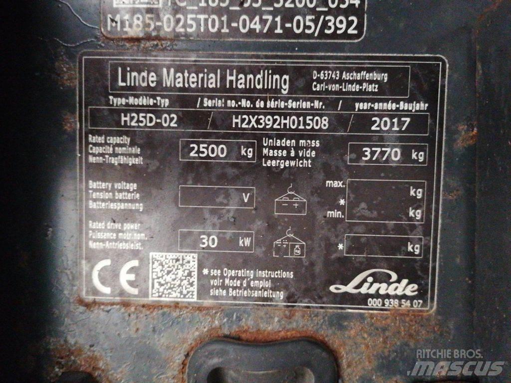 Linde H25D-02 Dizelski viličarji