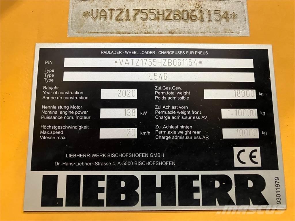 Liebherr L546 Kolesni nakladalci