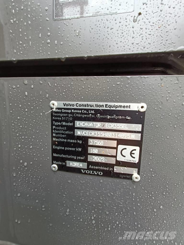 Volvo ECR 355 EL Bagri goseničarji