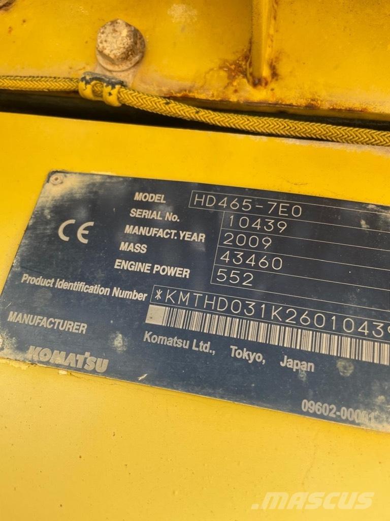 Komatsu HD 465-7 E0 Togi demperi