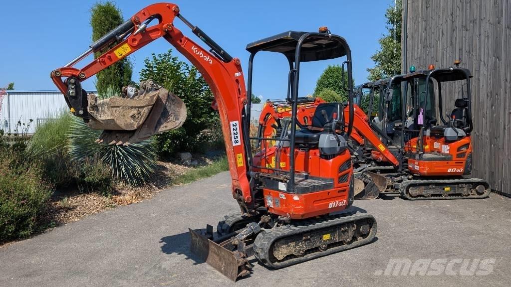 Kubota U 17-3 Mini bagri <7t