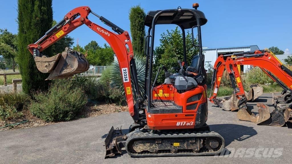 Kubota U 17-3 Mini bagri <7t