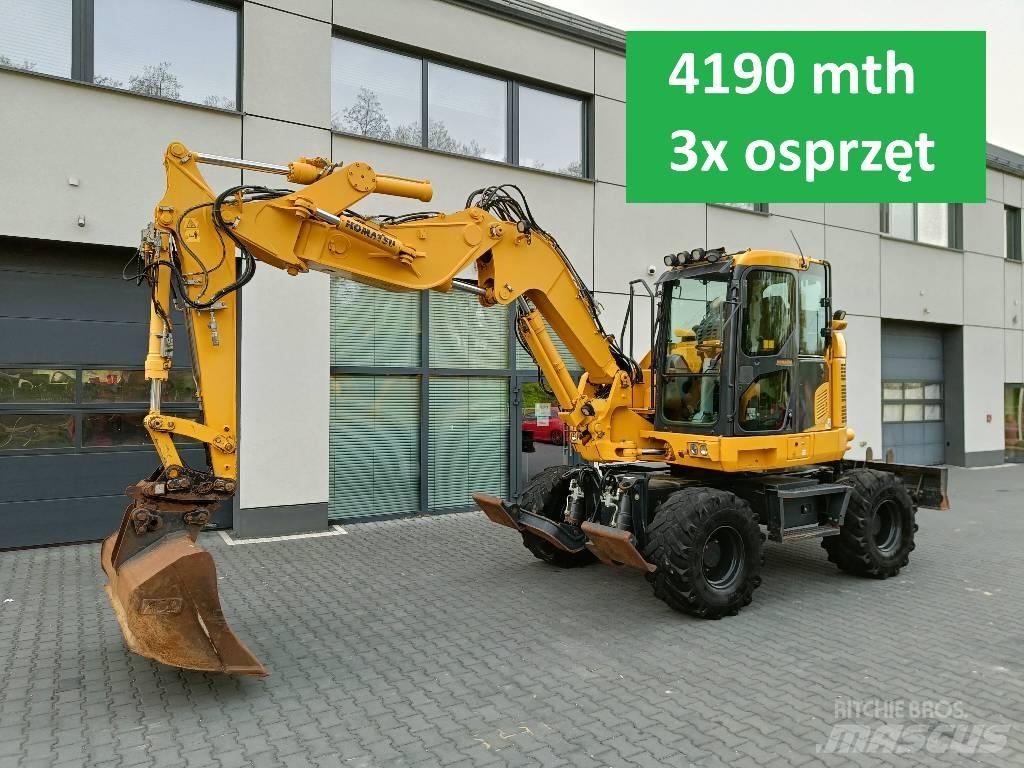 Komatsu PW118 MR-11 Bagri na kolesih