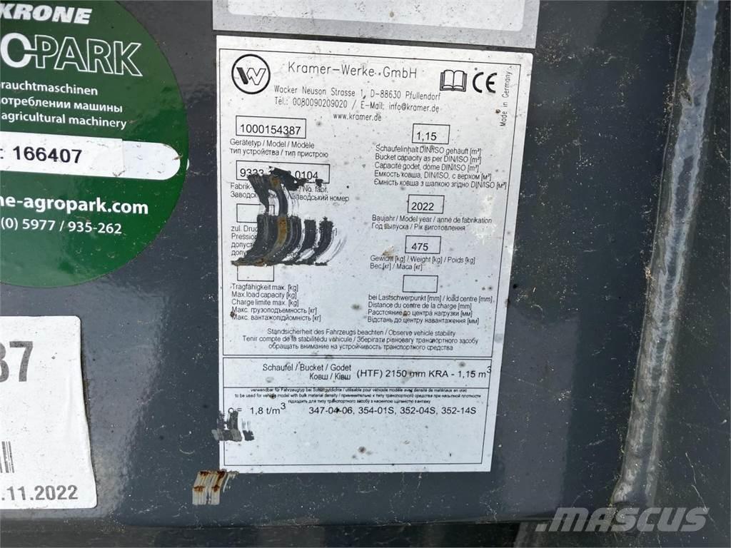 Kramer 2150 mm Priključki za čelni nakladalec