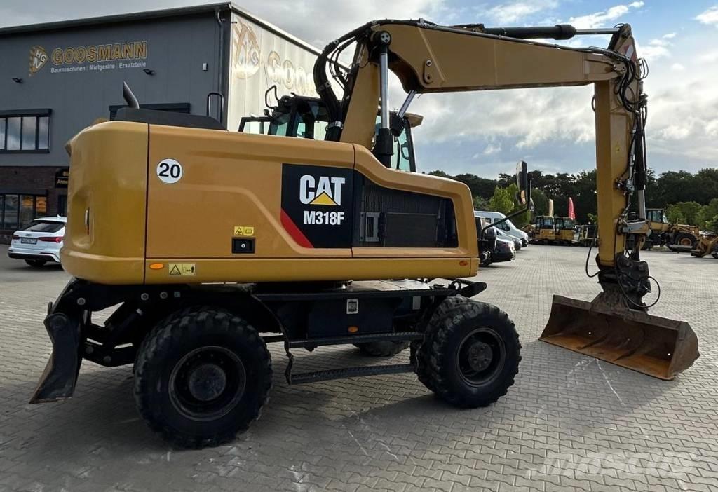 CAT M 318 F Bagri na kolesih