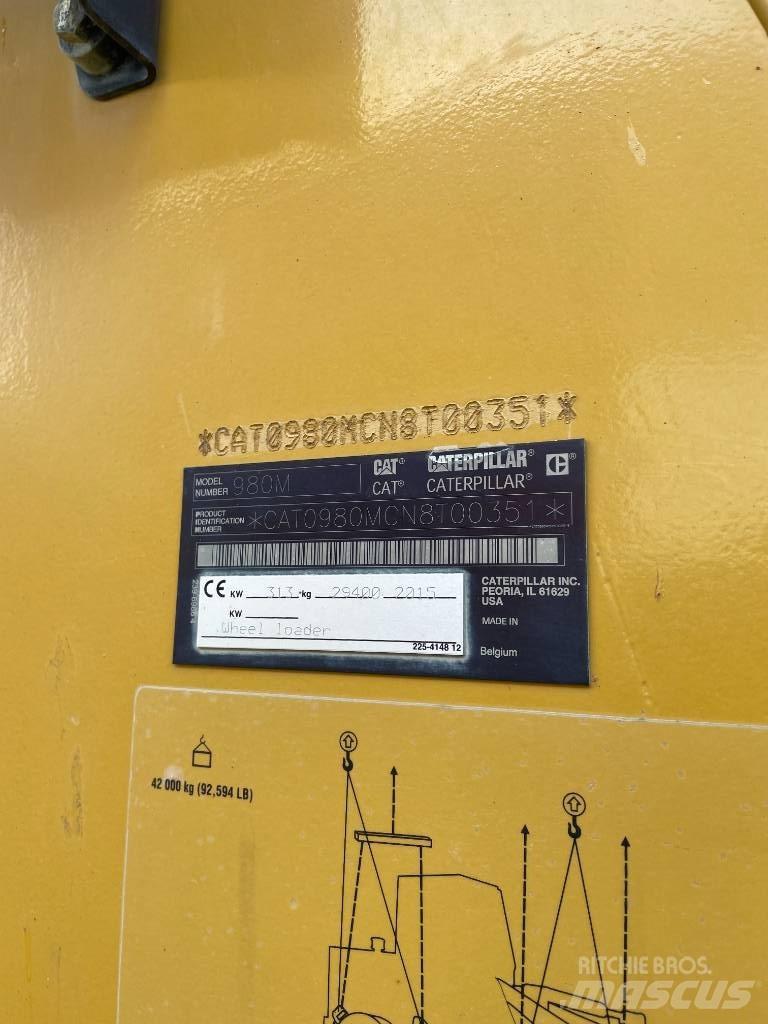 CAT 980M Kolesni nakladalci