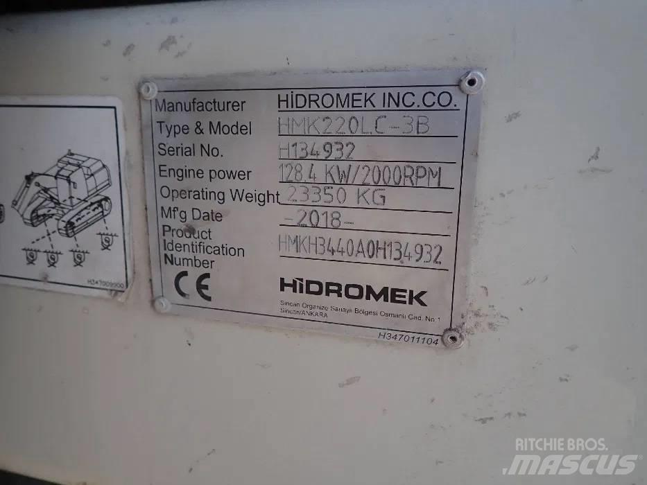 Hidromek HMK 220LC Bagri goseničarji