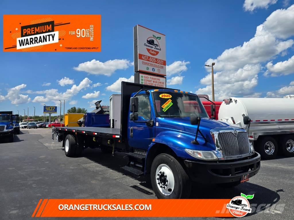 International MV607 Tovornjaki s kesonom/platojem