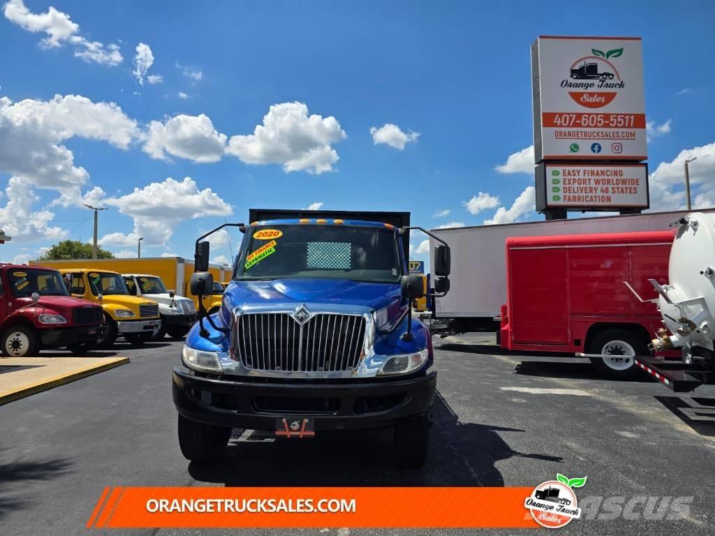 International MV607 Tovornjaki s kesonom/platojem