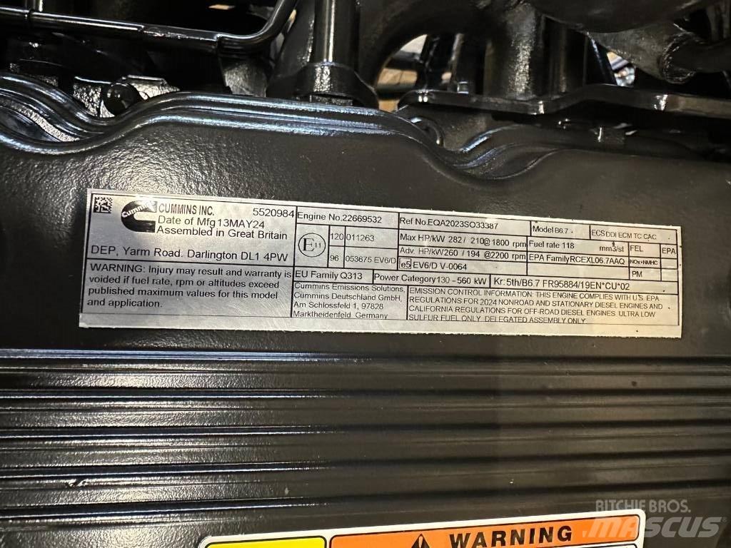 Cummins B6.7 FR95884 Kmetijstvo - drugo