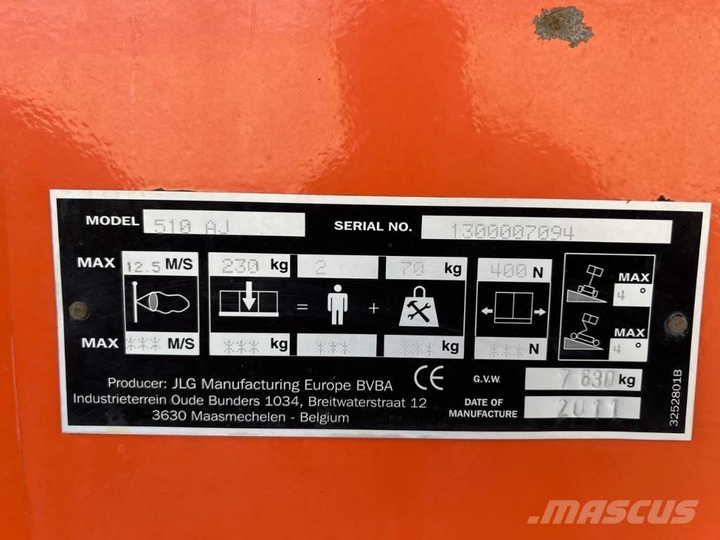 JLG 510 AJ Zglobne dvižne ploščadi