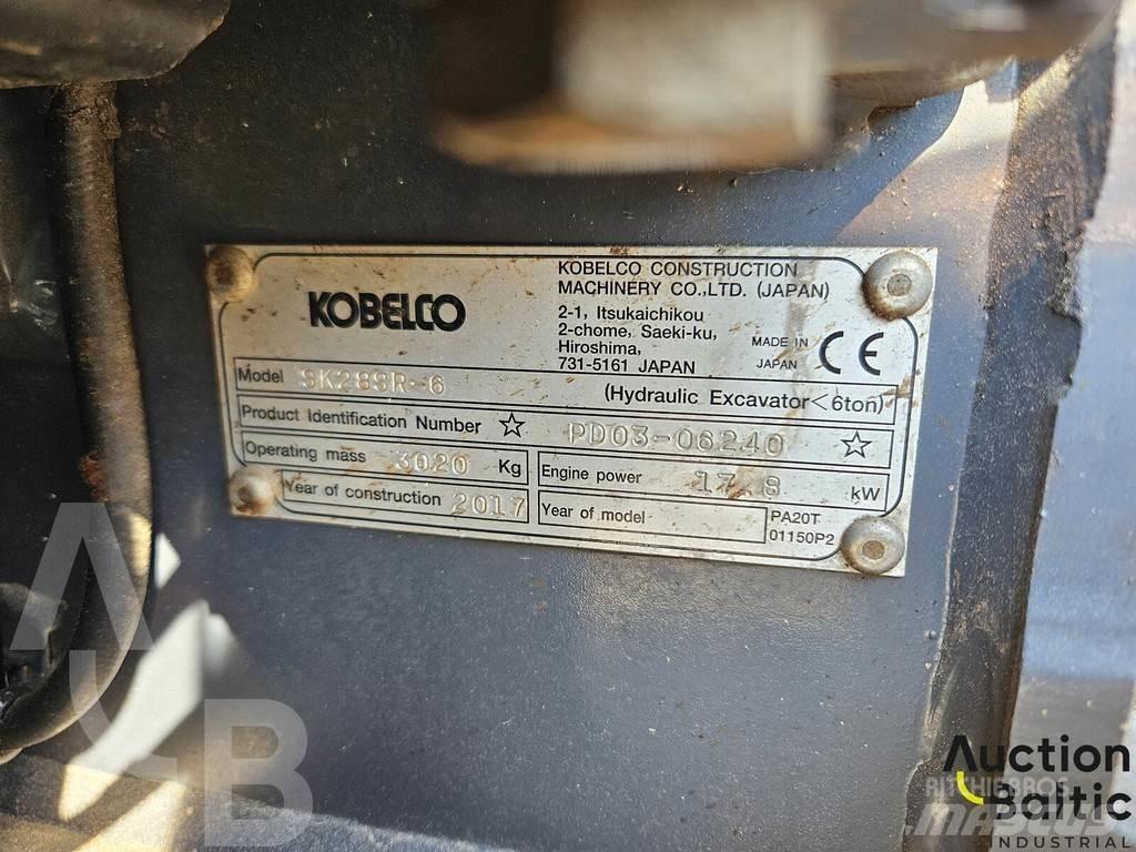 Kobelco SK28SR-6 Mini bagri <7t