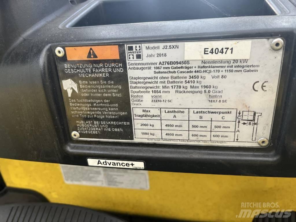 Hyster J2.5XN Električni viličarji