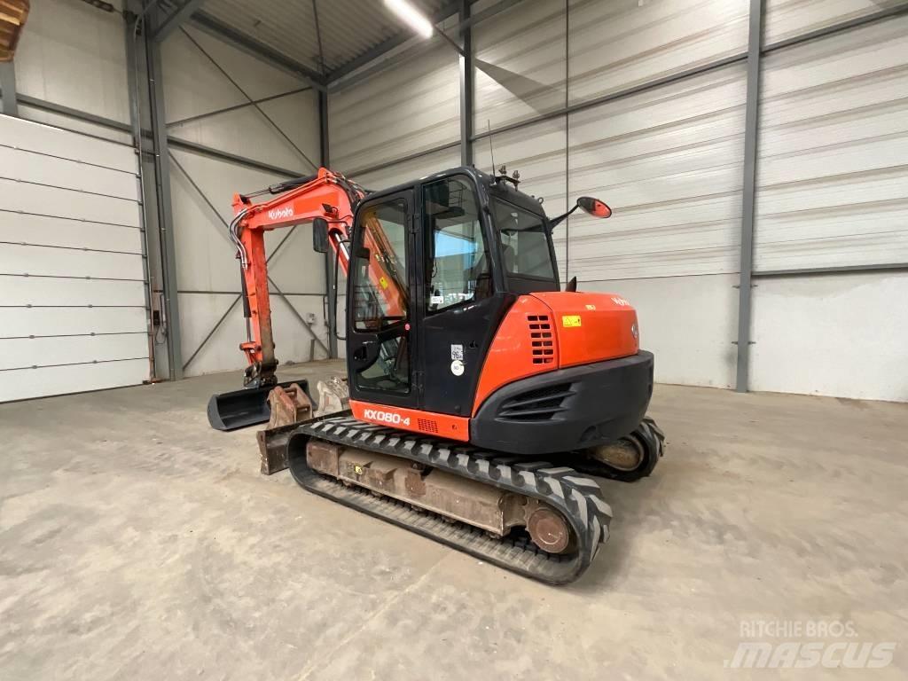 Kubota KX 080-4 Midi bagri 7t – 12t