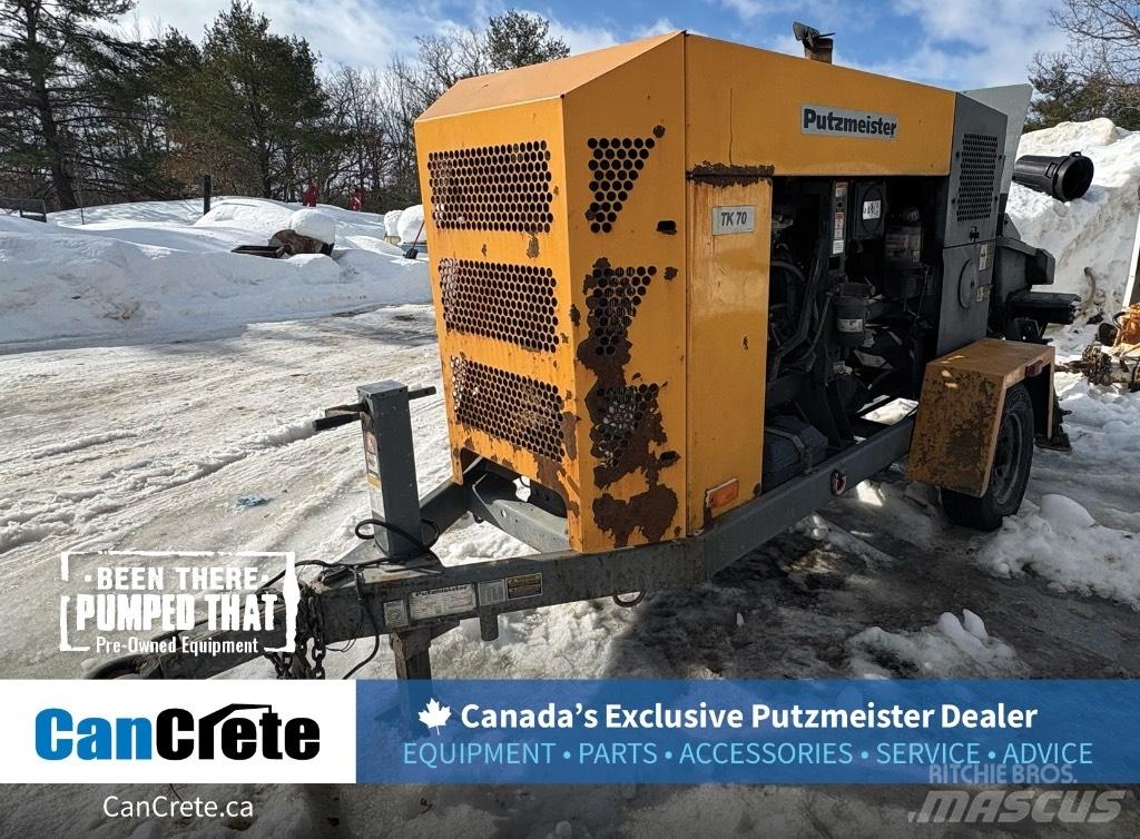 Putzmeister TK 70 Kamionske črpalke za beton