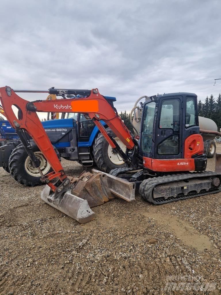 Kubota U 55-4 Mini bagri <7t