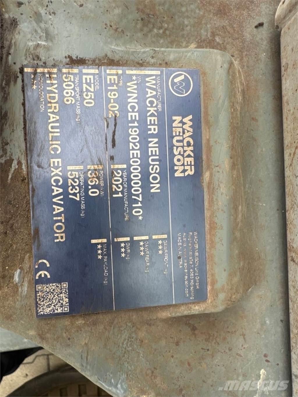 Wacker Neuson EZ50 Bagri goseničarji
