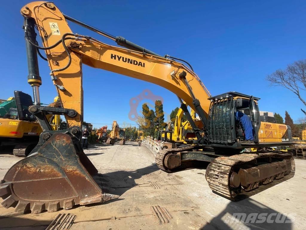 Hyundai Robex 520 VS Bagri goseničarji