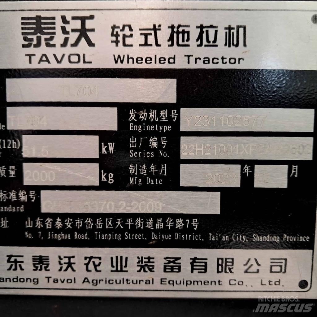  Tavol TL704 Traktorji