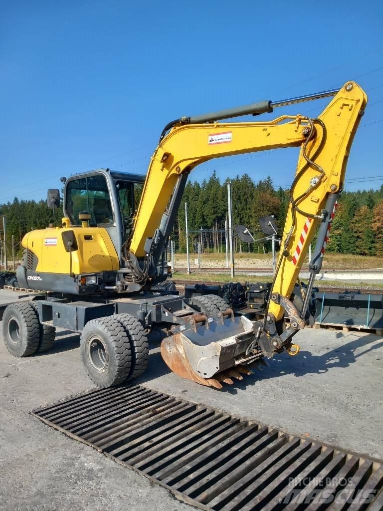 Doosan DX 57 W-5 Bagri na kolesih