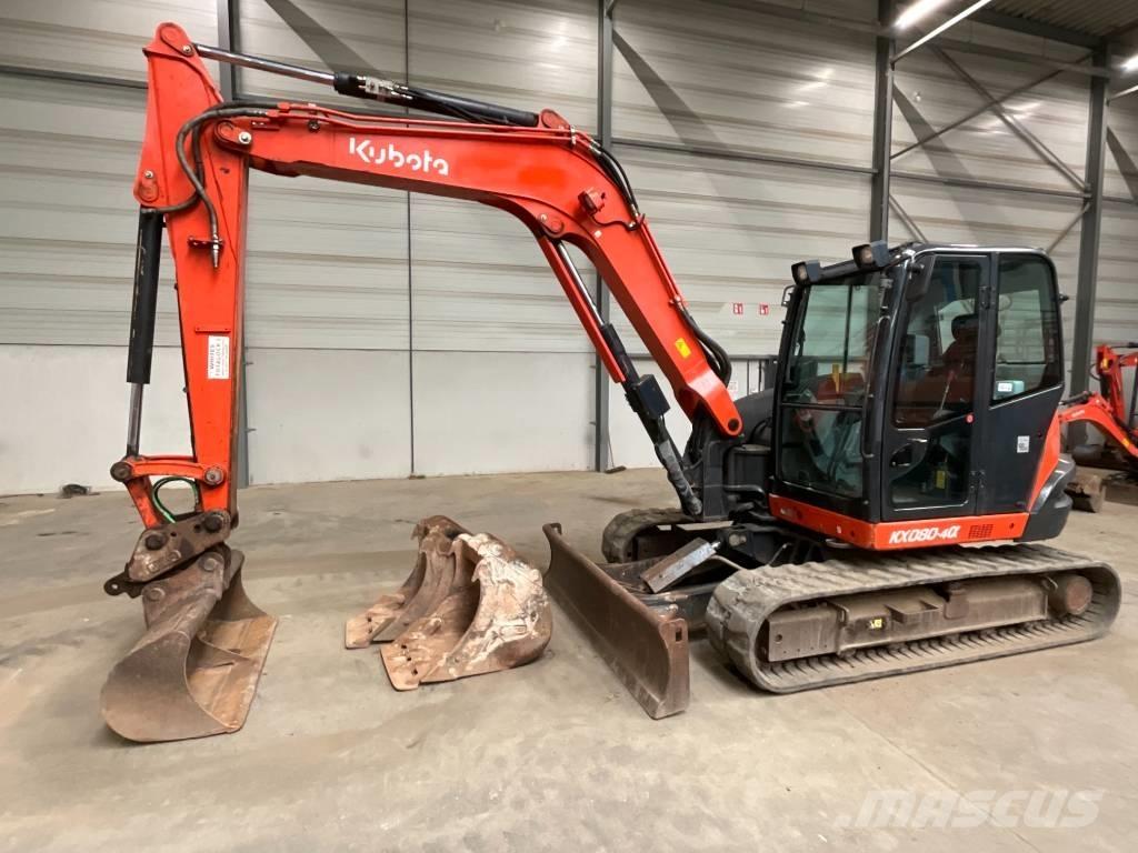 Kubota KX 080-4 A Midi bagri 7t – 12t