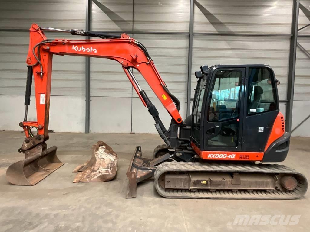 Kubota KX 080-4 A Midi bagri 7t – 12t