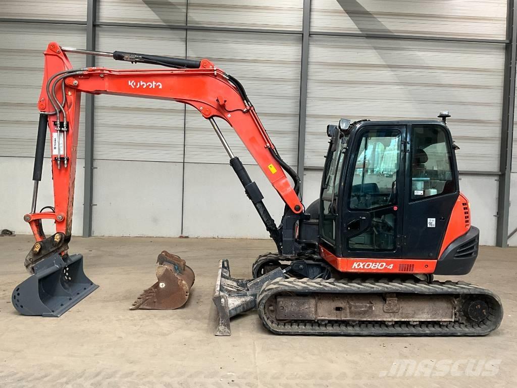 Kubota KX 080-4 Midi bagri 7t – 12t