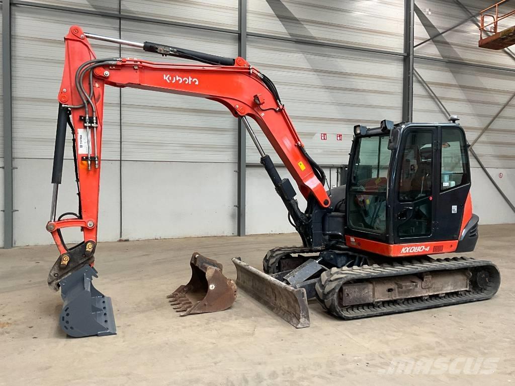 Kubota KX 080-4 Midi bagri 7t – 12t