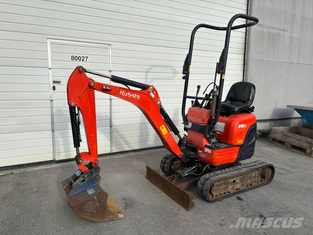 Kubota U 10-3 Mini bagri <7t
