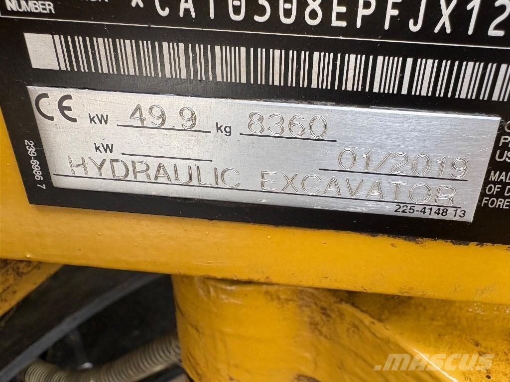 CAT 308 E 2 CR Midi bagri 7t – 12t