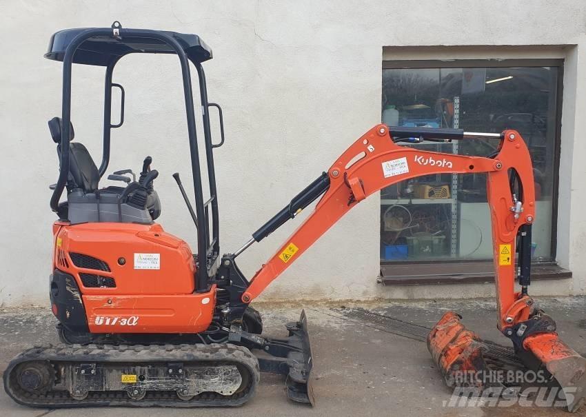 Kubota U 17-3 Mini bagri <7t
