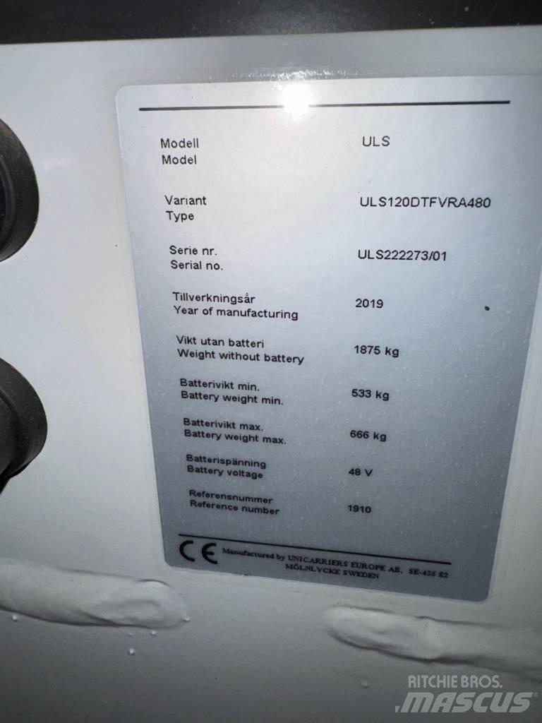 UniCarriers ULS 120 Viličarji s pomičnim teleskopom