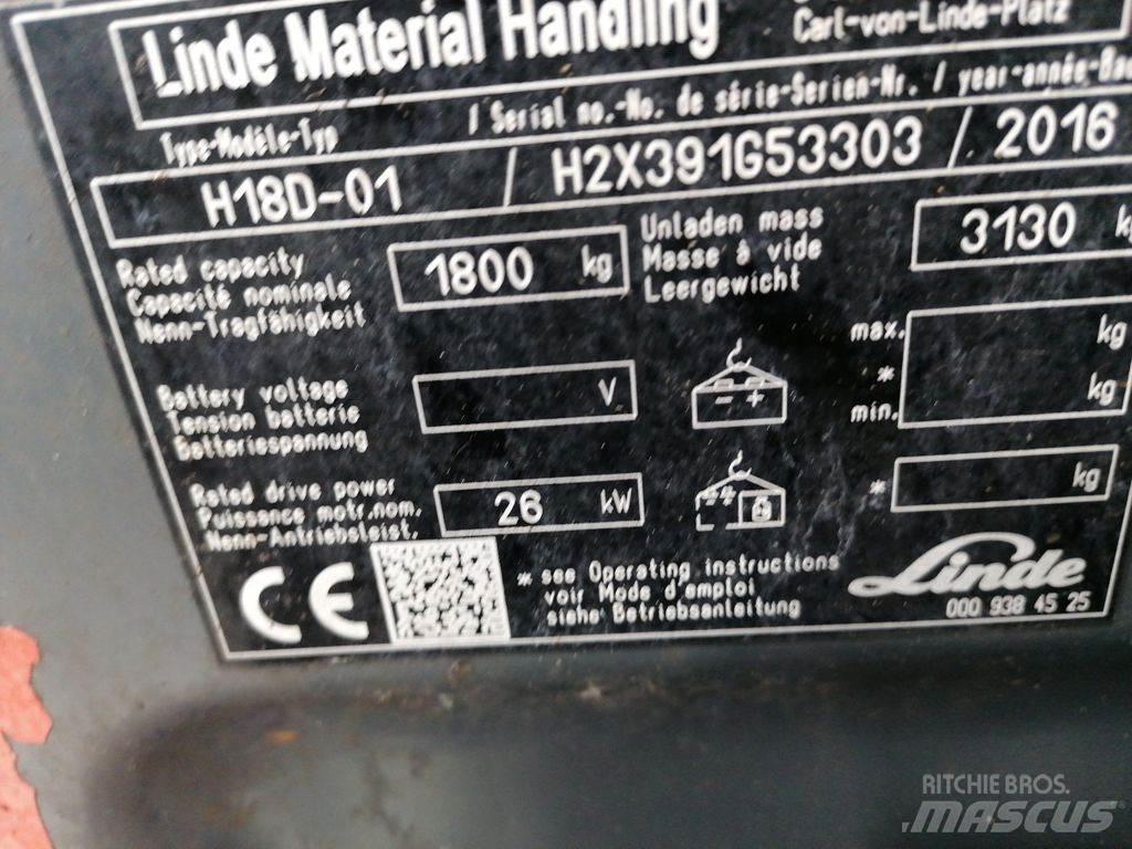Linde H18D-02 Dizelski viličarji
