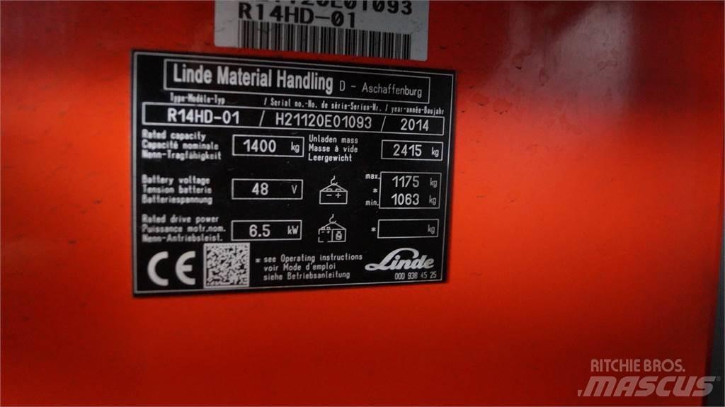 Linde R14HD Viličarji s pomičnim teleskopom