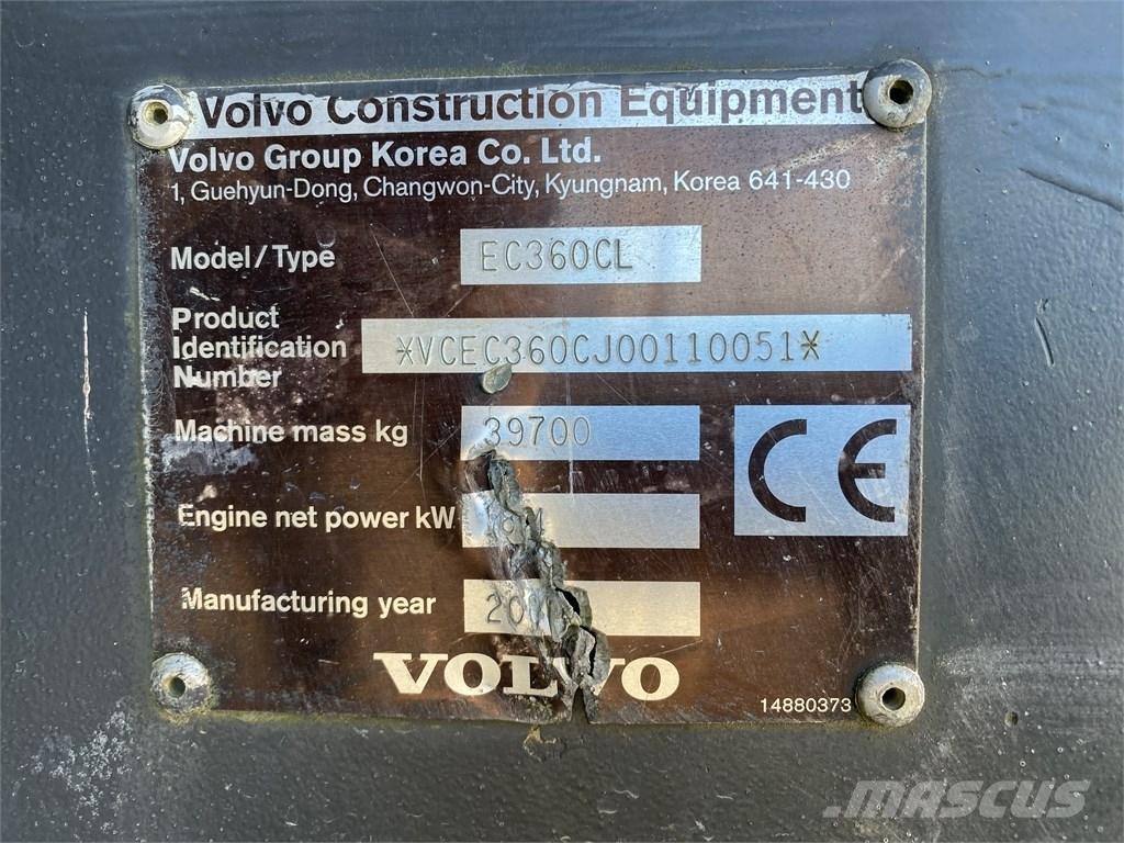Volvo EC 360 C Bagri goseničarji