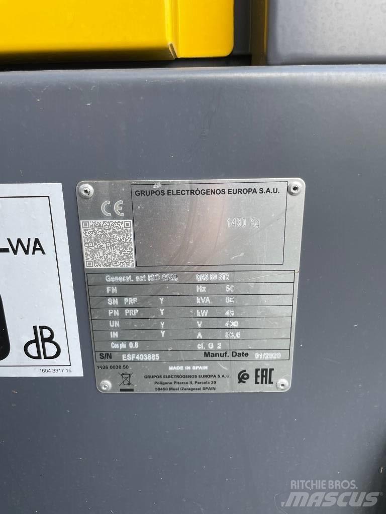 Atlas Copco QAS 60 Gradbeništvo - drugo
