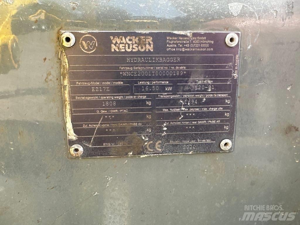 Wacker Neuson EZ17e Bagri goseničarji