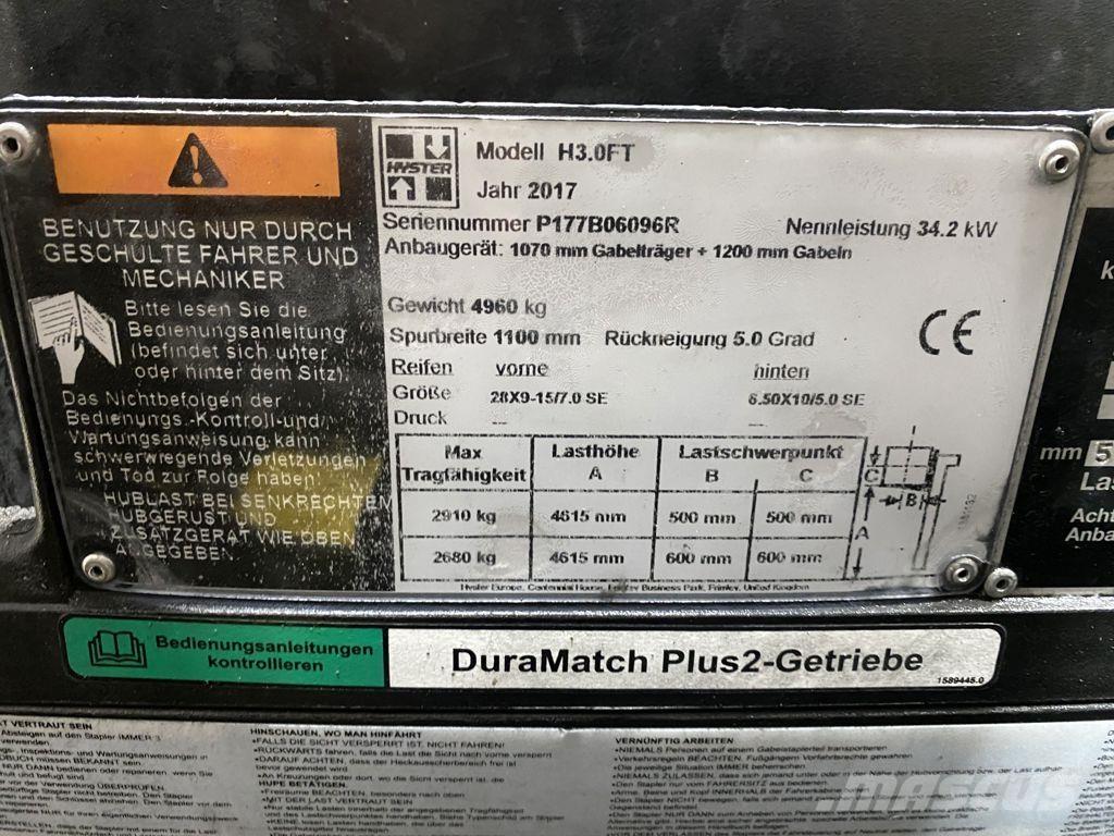 Hyster H3.0FT Dizelski viličarji