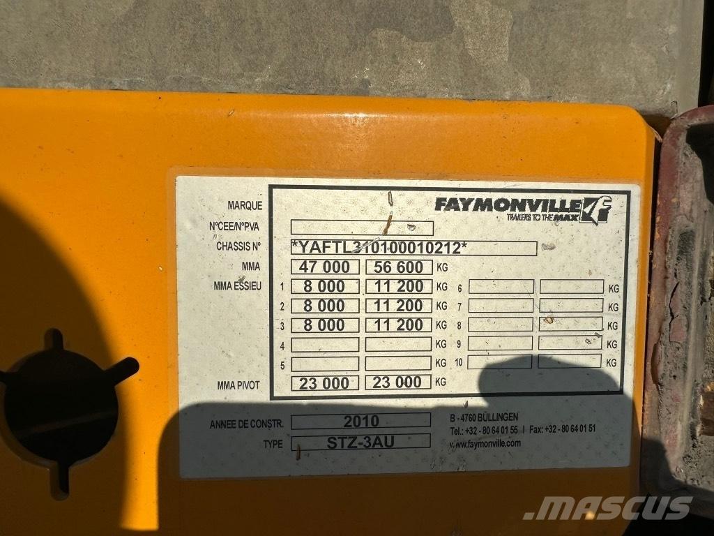 Faymonville STZ-3AU Nizko noseče polprikolice