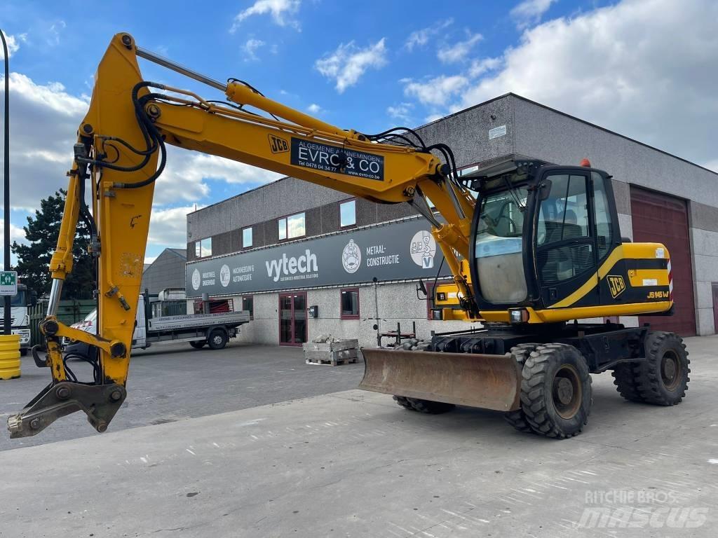 JCB JS 145 W Bagri na kolesih