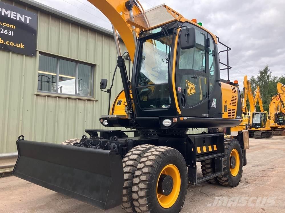 JCB JS145W Bagri na kolesih