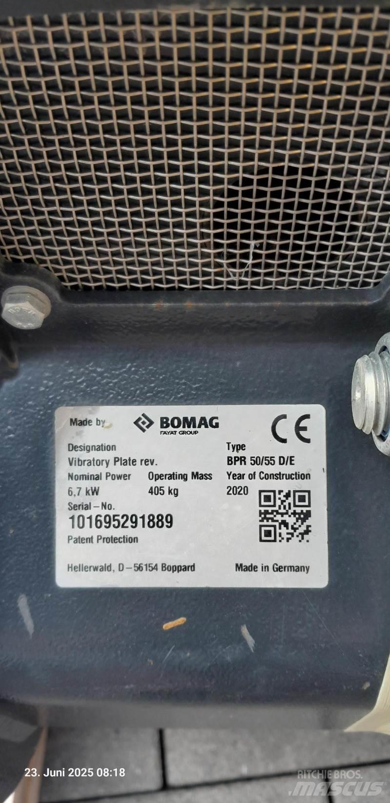 Bomag BPR 50/55 DE Vibro plošče