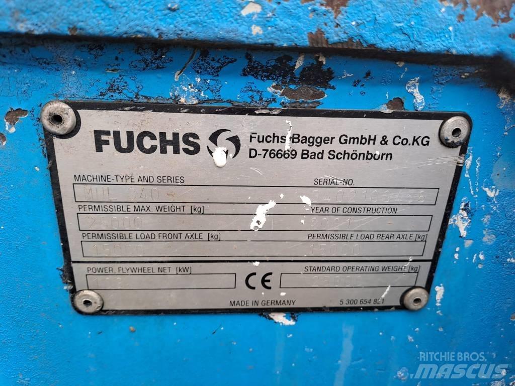 Fuchs MHL 340 Bagri za prekladanje primarnih/sekundarnih surovin