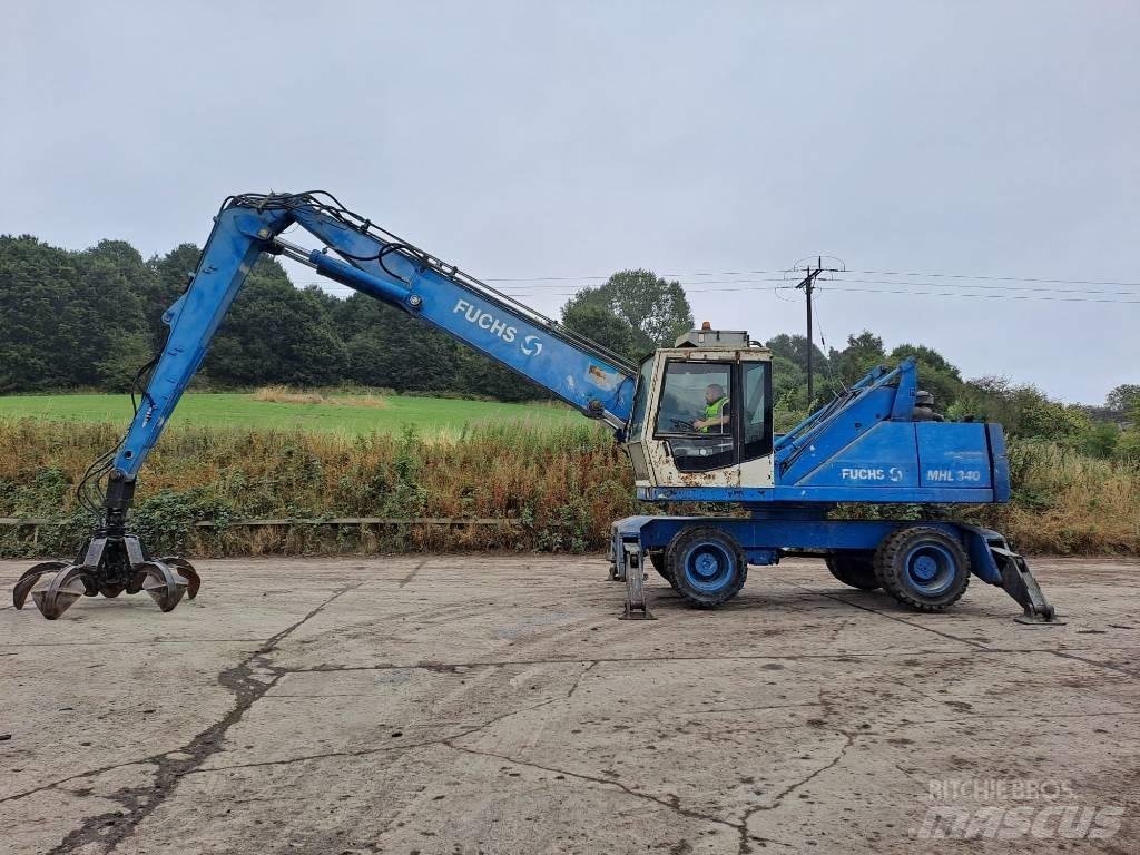 Fuchs MHL 340 Bagri za prekladanje primarnih/sekundarnih surovin